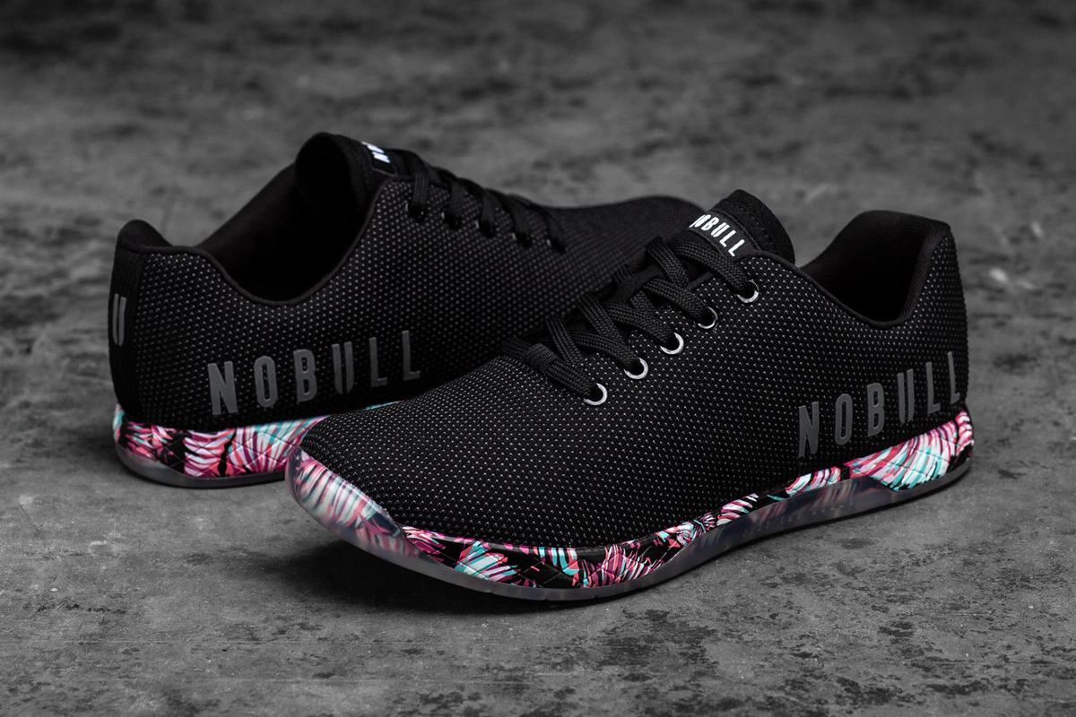 Nobull Superfabric Women's Trainers Black | Australia (SI5063)